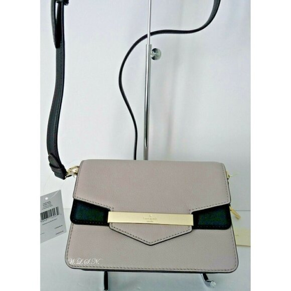 Kate Spade Carmel Crt Small Kaela Nouveaux/Black Leather & Suede Cross-body Bag - Picture 2 of 11